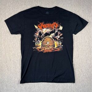 Exhumed Bathos Band T Shirt Small Black Death Metal Graphic Tee Horror Music